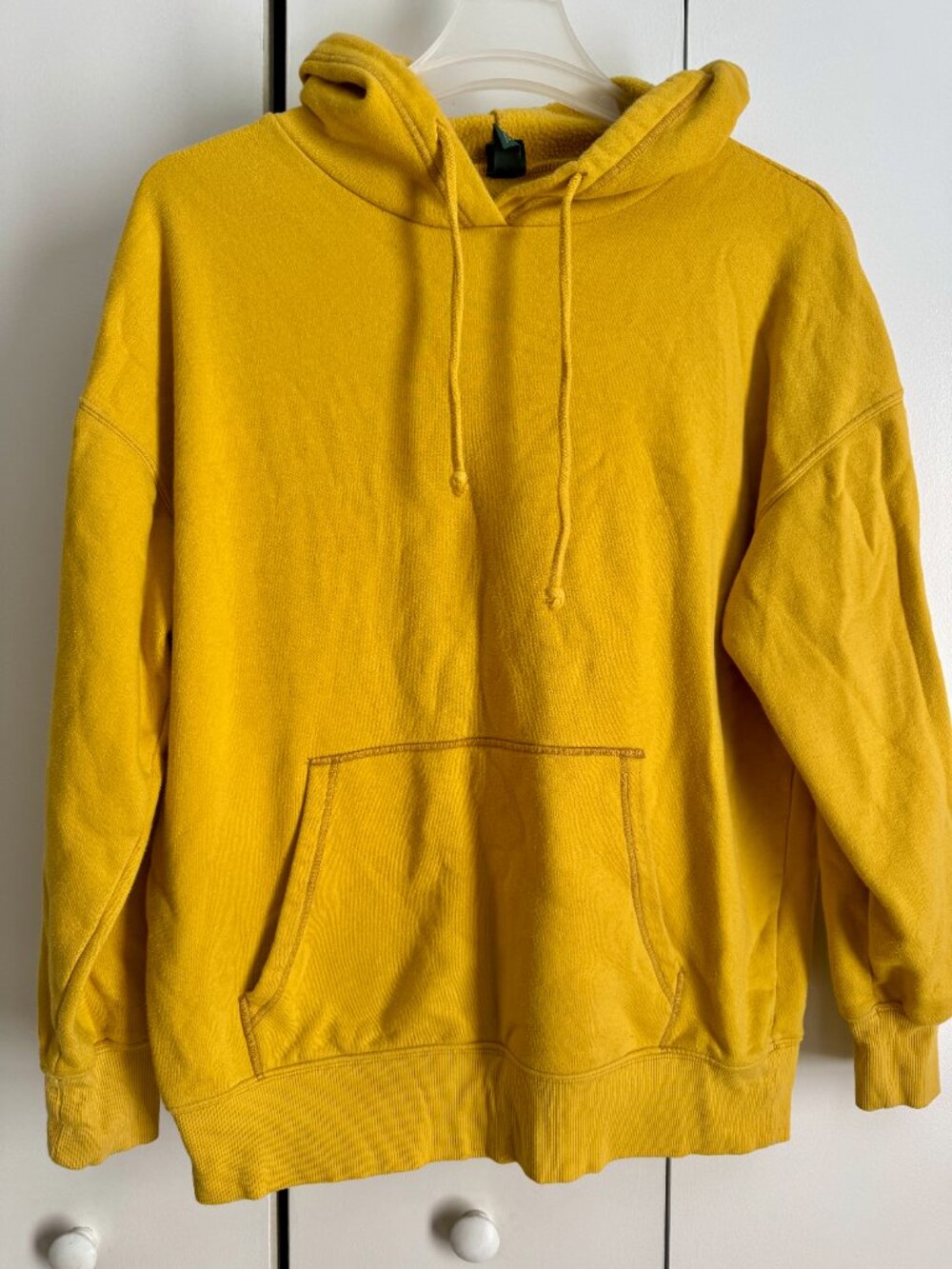 Wild Fable Mustard Yellow Oversized Hooded Sweatshirt – Size Medium